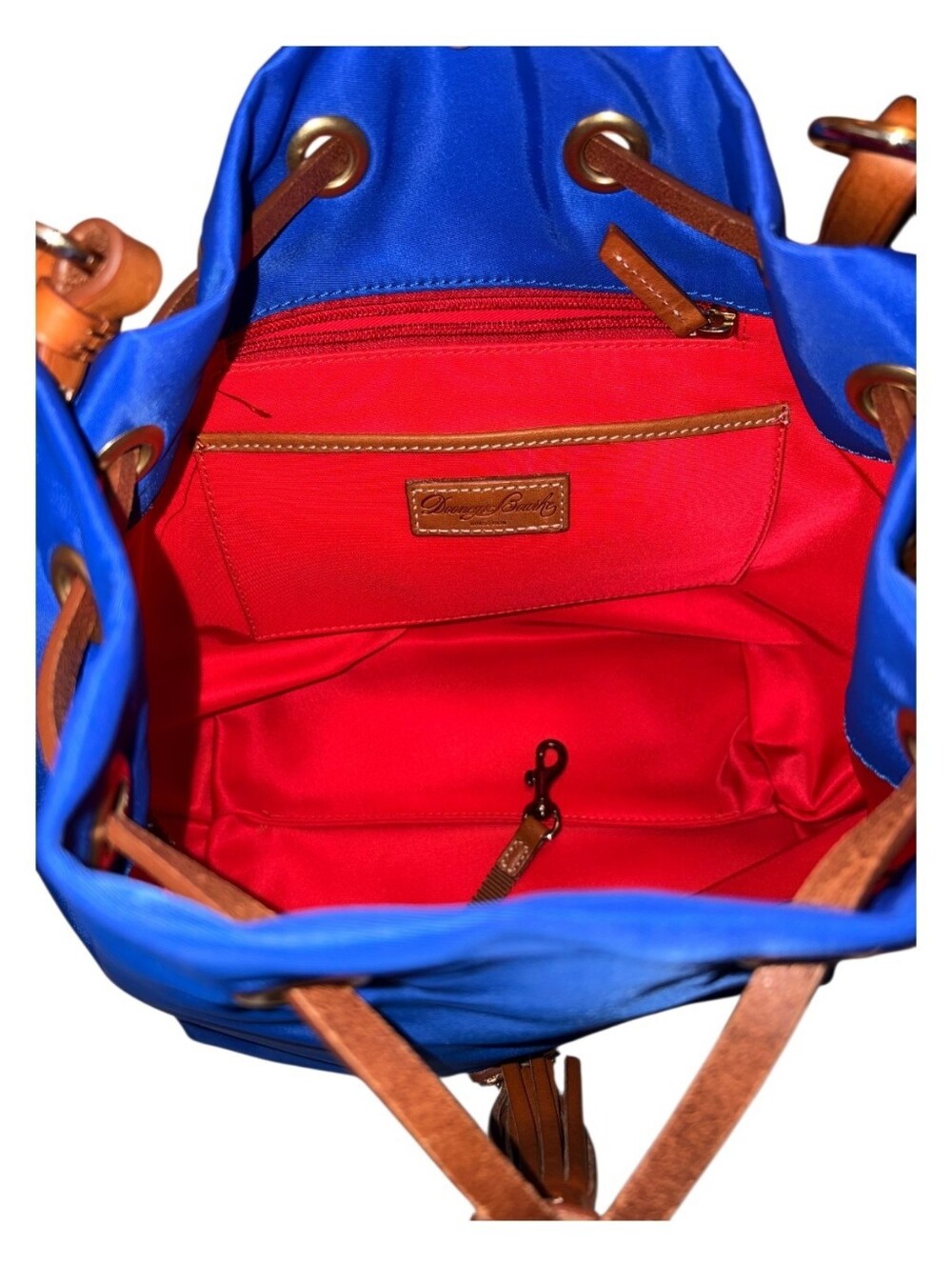 Dooney & Bourke Windham Small Cobalt Blue Drawstring Shoulder - Picture 3 of 4